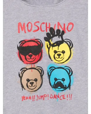 Moschino Kids テディプリントフード付きパーカー - サムネイル3