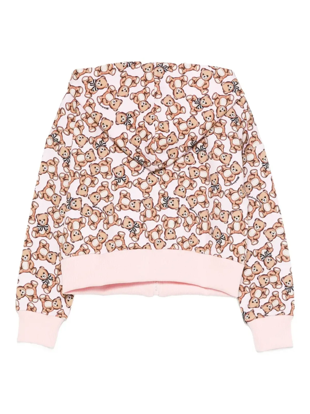 Moschino Kids テディベア柄 フード付きジャケット - 画像2