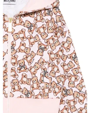 Moschino Kids テディベア柄 フード付きジャケット - サムネイル3