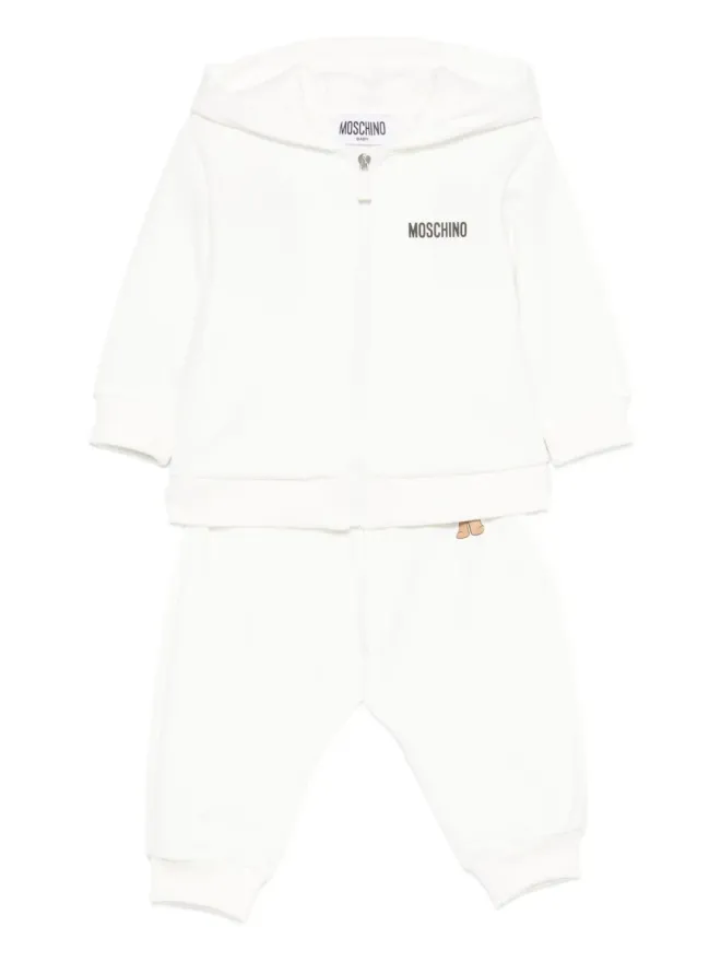 Moschino Kids Moschino Kids テディベアプリント トラックスーツセット（ホワイト）の商品画像