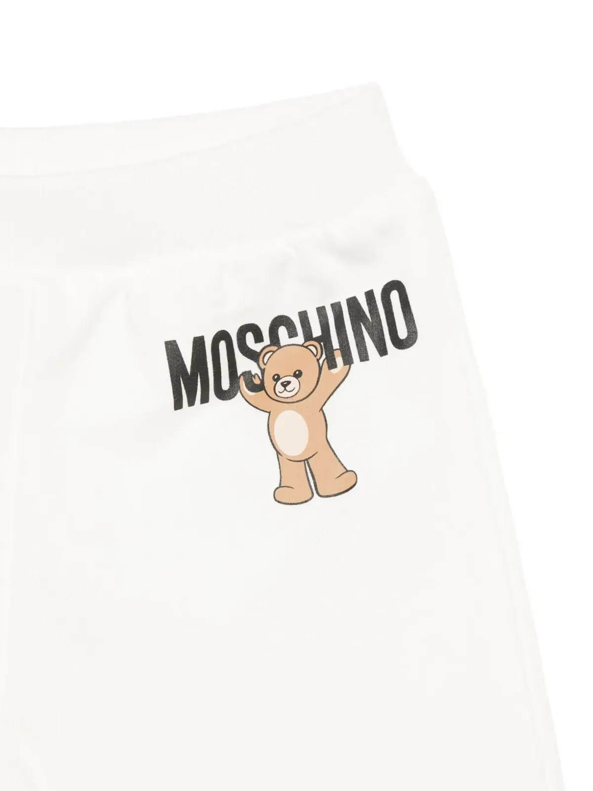 Moschino Kids テディベアプリント トラックスーツセット（ホワイト） - 画像3
