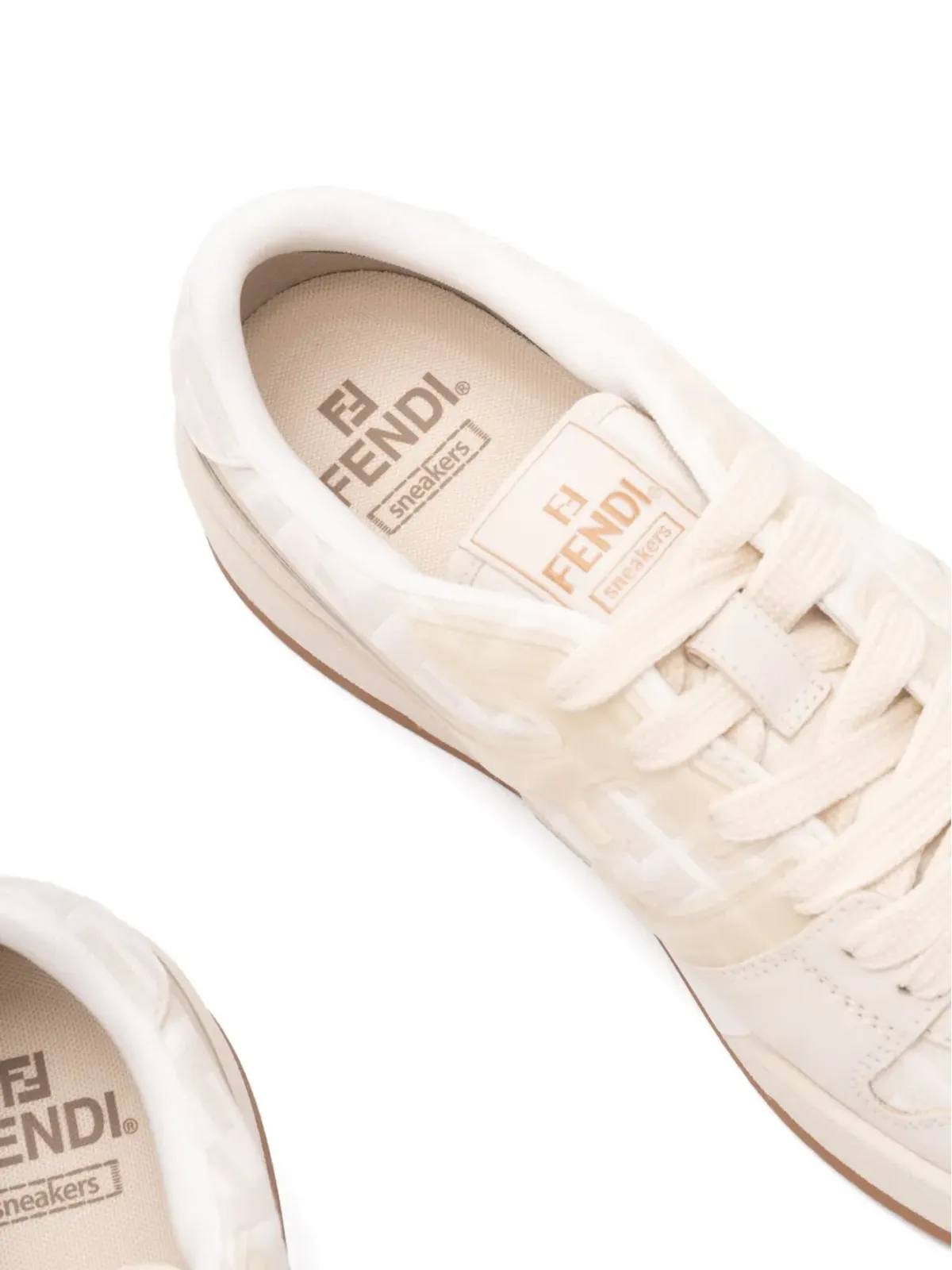 FENDI マッチ スエードスニーカー - 画像4