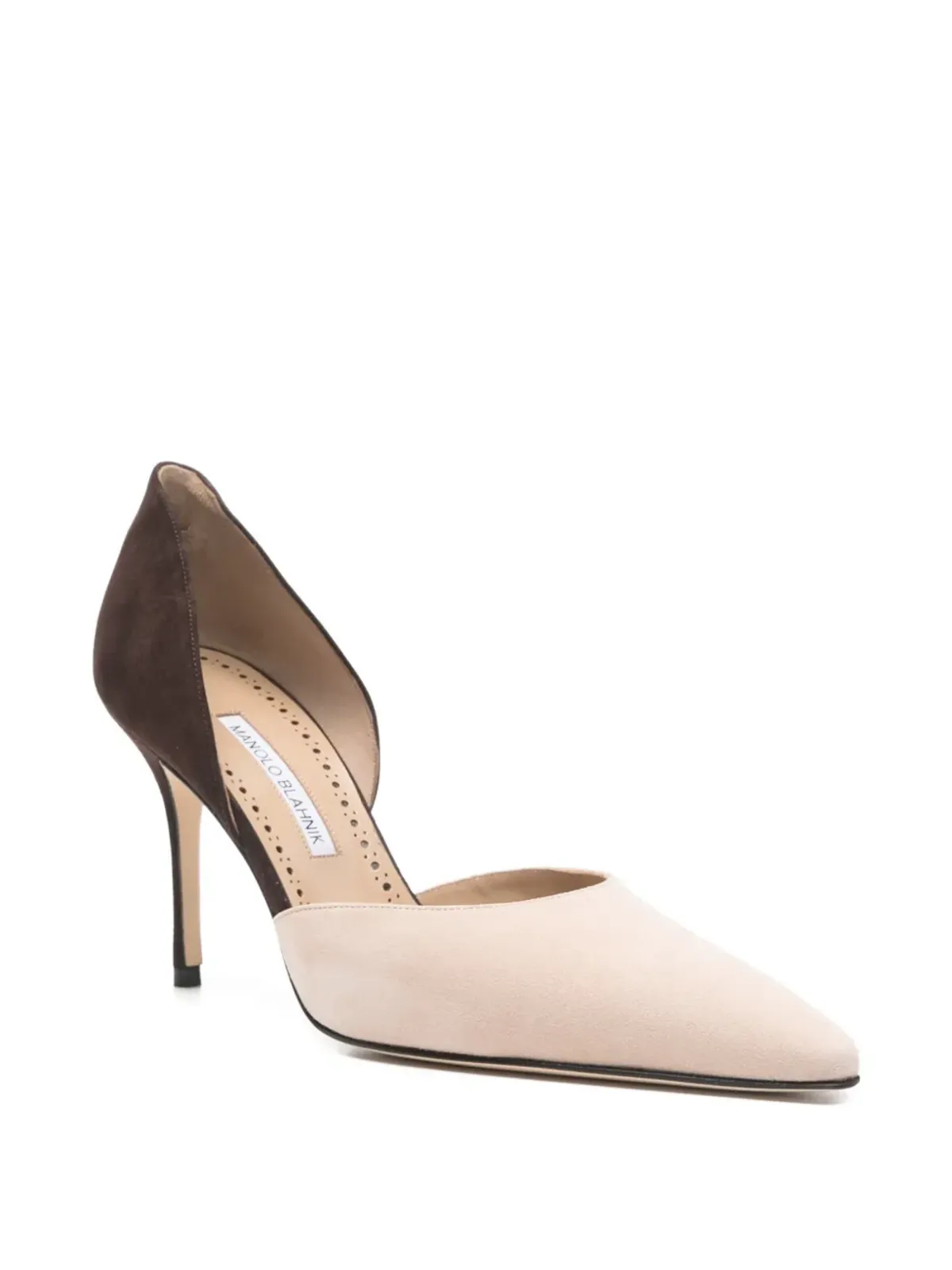 Manolo Blahnik Taylerbinu ポインテッドトゥ・ヒールパンプス - ニュートラル - 画像2
