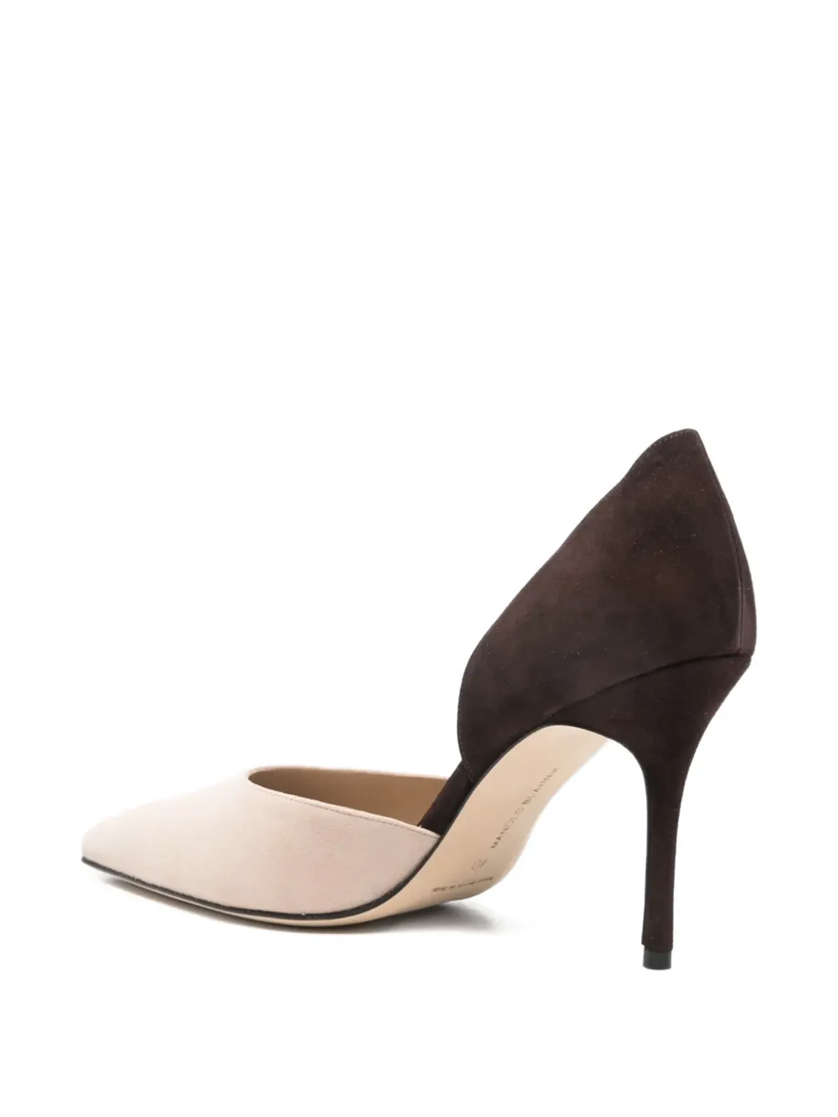Manolo Blahnik Taylerbinu ポインテッドトゥ・ヒールパンプス - ニュートラル - 画像3