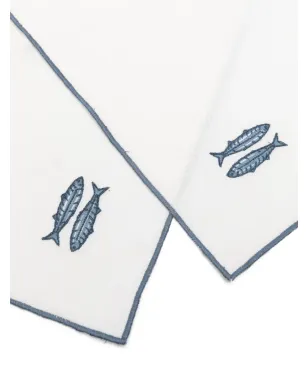 The Conran Shop 刺繍魚モチーフのナプキンセット（4枚組） - サムネイル2