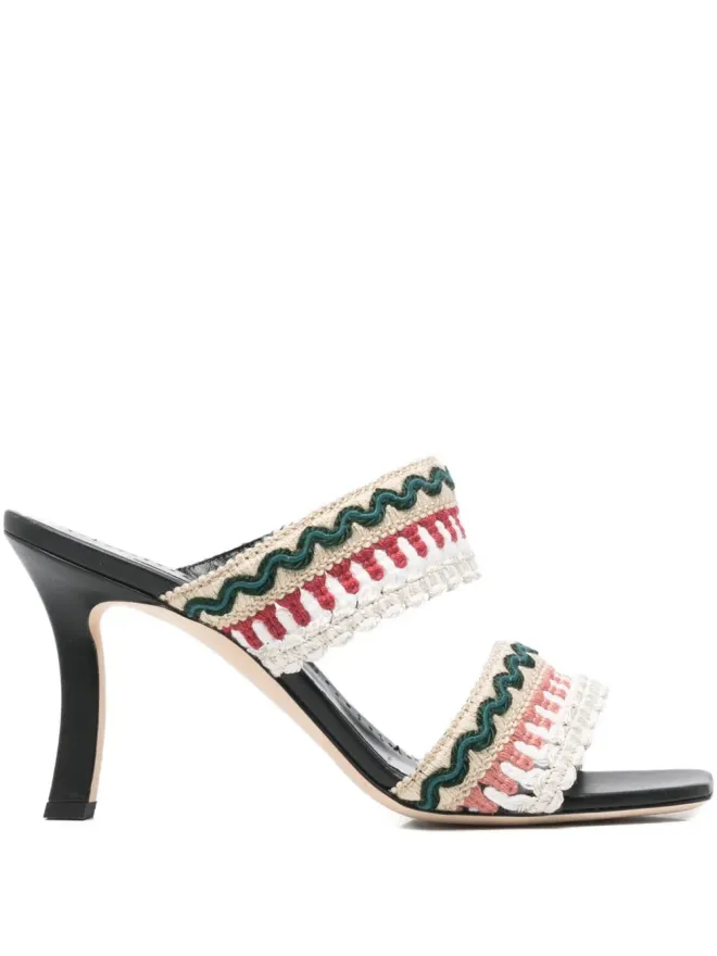 Manolo Blahnik Manolo Blahnik マベコム ウーブン サンダルの商品画像