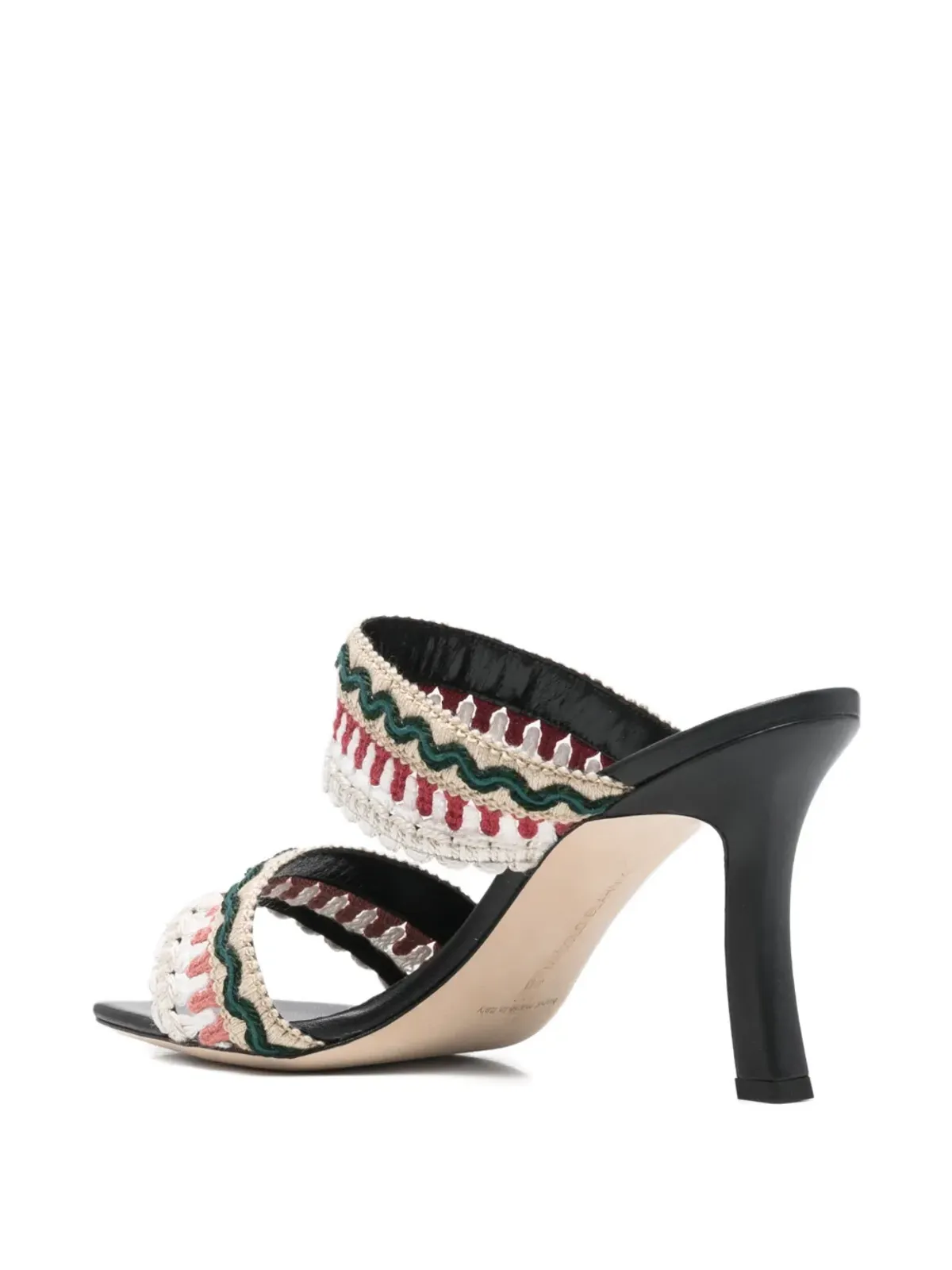Manolo Blahnik マベコム ウーブン サンダル - 画像3
