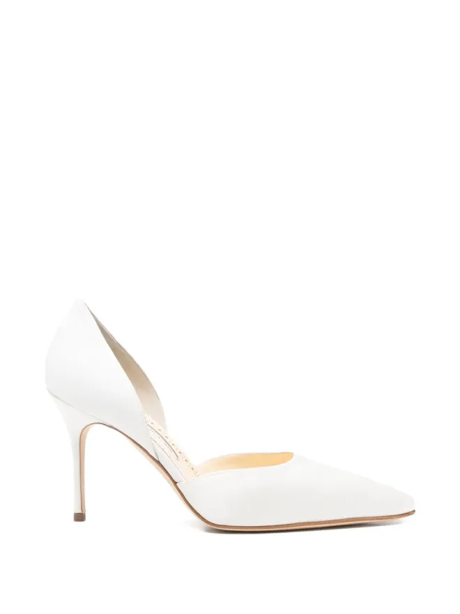 Manolo Blahnik Manolo Blahnik タイラービヌ ポインテッドヒールドパンプスの商品画像