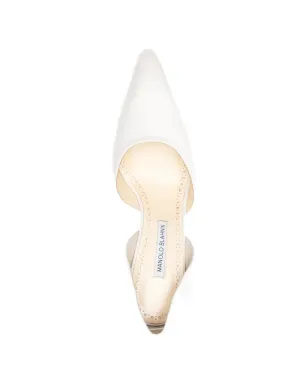 Manolo Blahnik タイラービヌ ポインテッドヒールドパンプス - サムネイル4