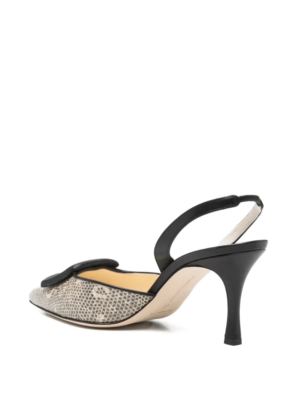 Manolo Blahnik Mayslibi buckle-detail slingback pumps - 画像3