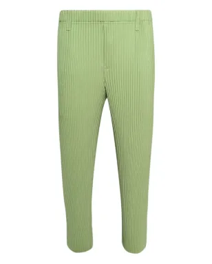 Issey Miyake pleated trousers - Green - サムネイル1
