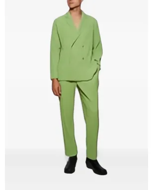 Issey Miyake pleated trousers - Green - サムネイル2
