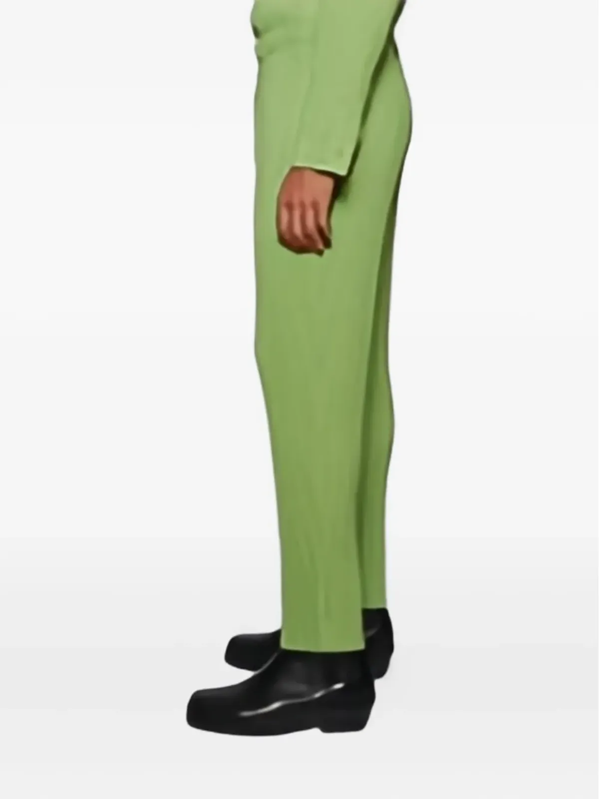 Issey Miyake pleated trousers - Green - 画像4