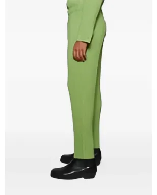 Issey Miyake pleated trousers - Green - サムネイル4