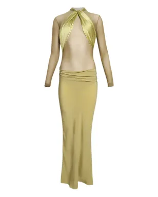 Burc Akyol キャリティッド メッシュ マキシドレス - サムネイル1