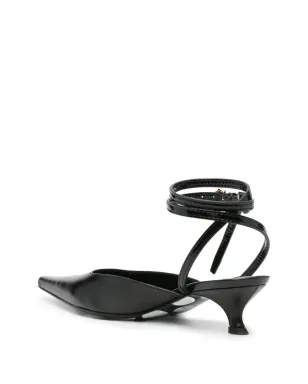 Moschino 40mm ポインテッドトゥパンプス - ブラック - サムネイル3