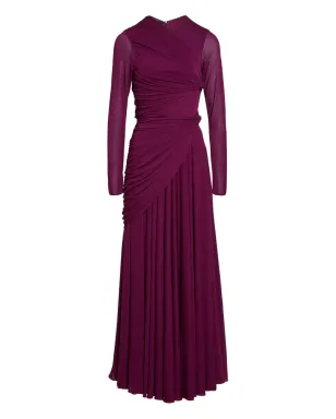Giambattista Valli ドレープ長袖マキシドレス - サムネイル1