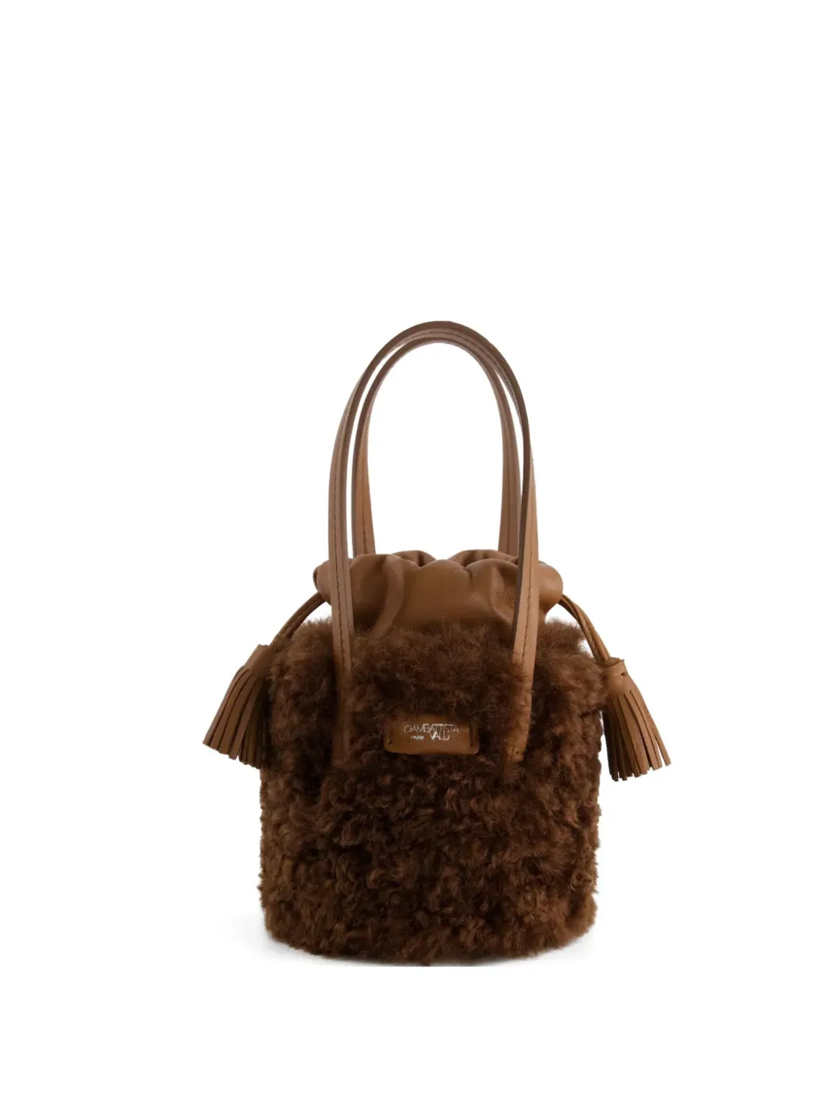 Giambattista Valli フェイクファー バケツバッグ - 画像1