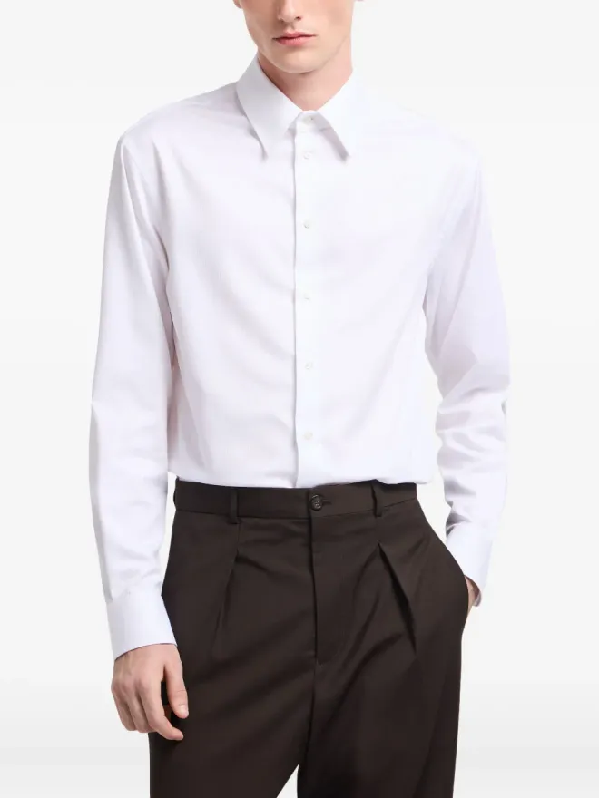 Emporio Armani Emporio Armani 長袖コットンシャツの商品画像