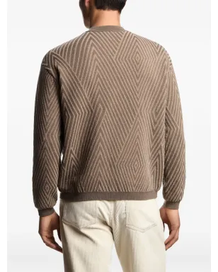 Emporio Armani 幾何学模様セーター - サムネイル3