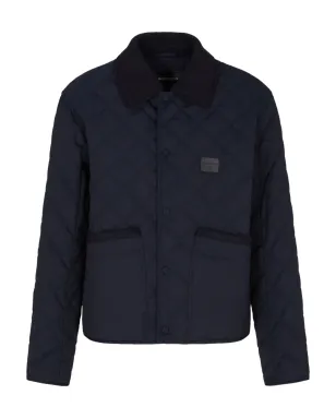 Emporio Armani キルテッドパネルドパディッドジャケット - サムネイル1