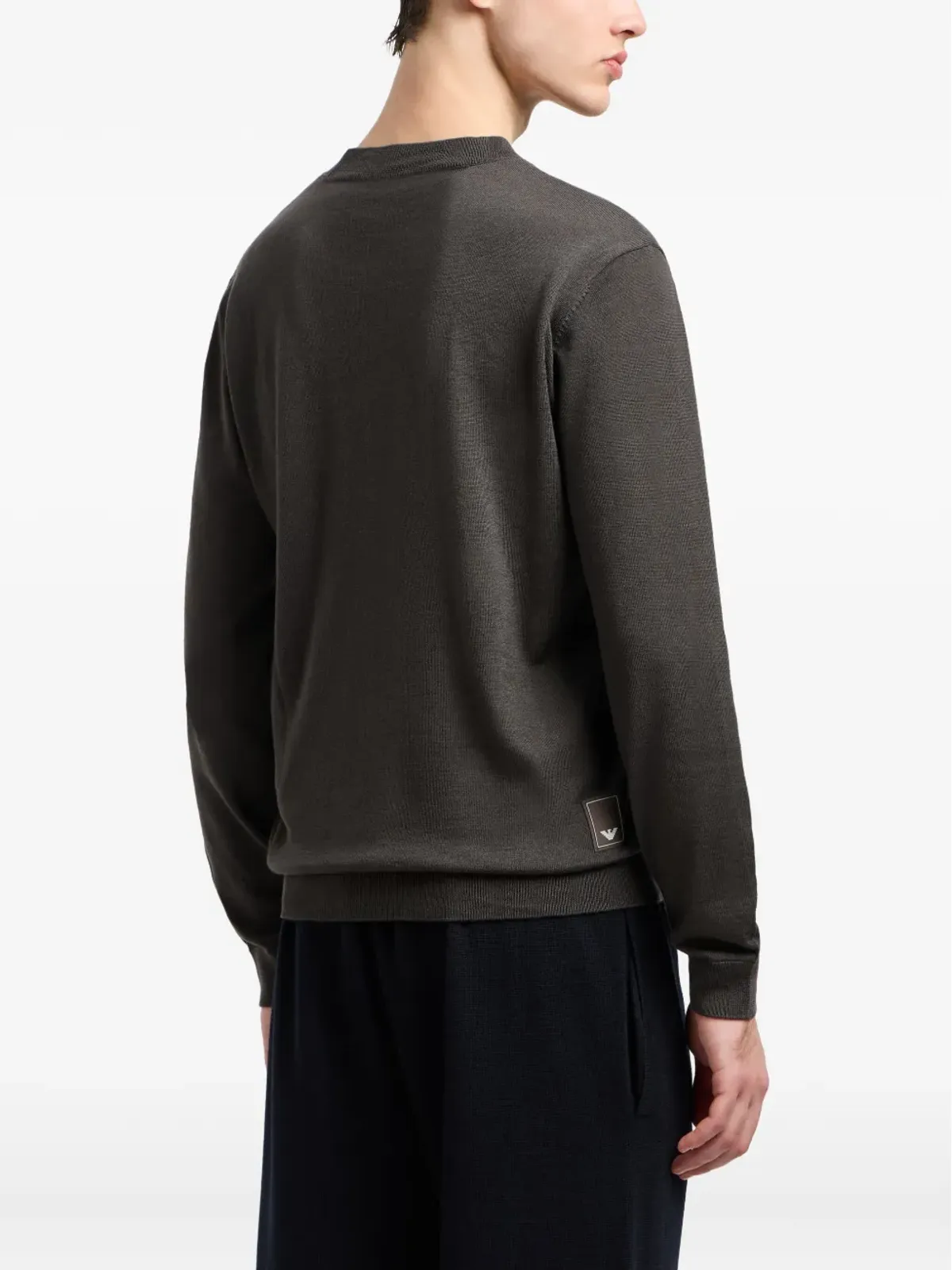 Emporio Armani クルーネック ウールセーター - 画像4