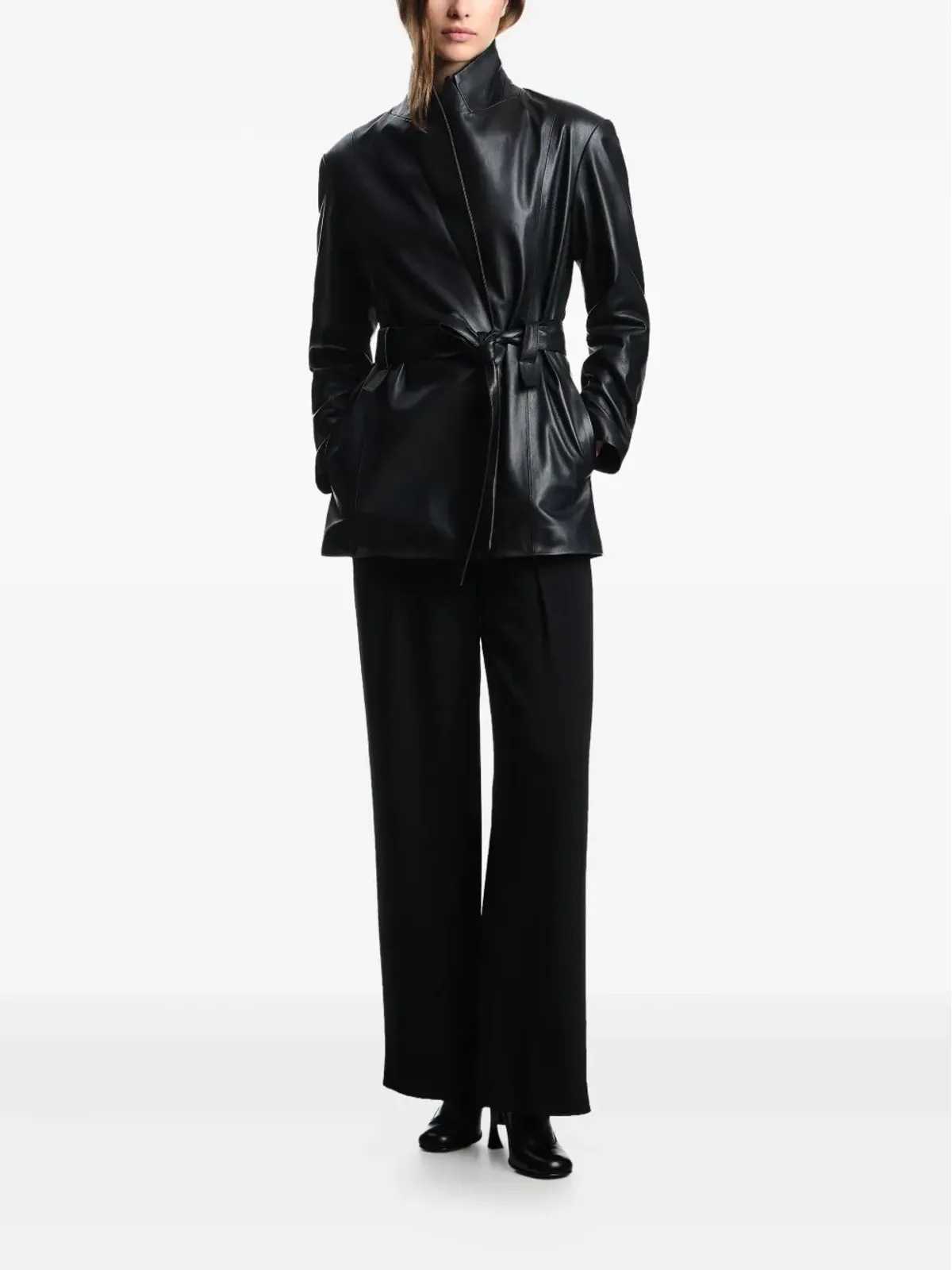Emporio Armani プリーツパンツ - 画像2
