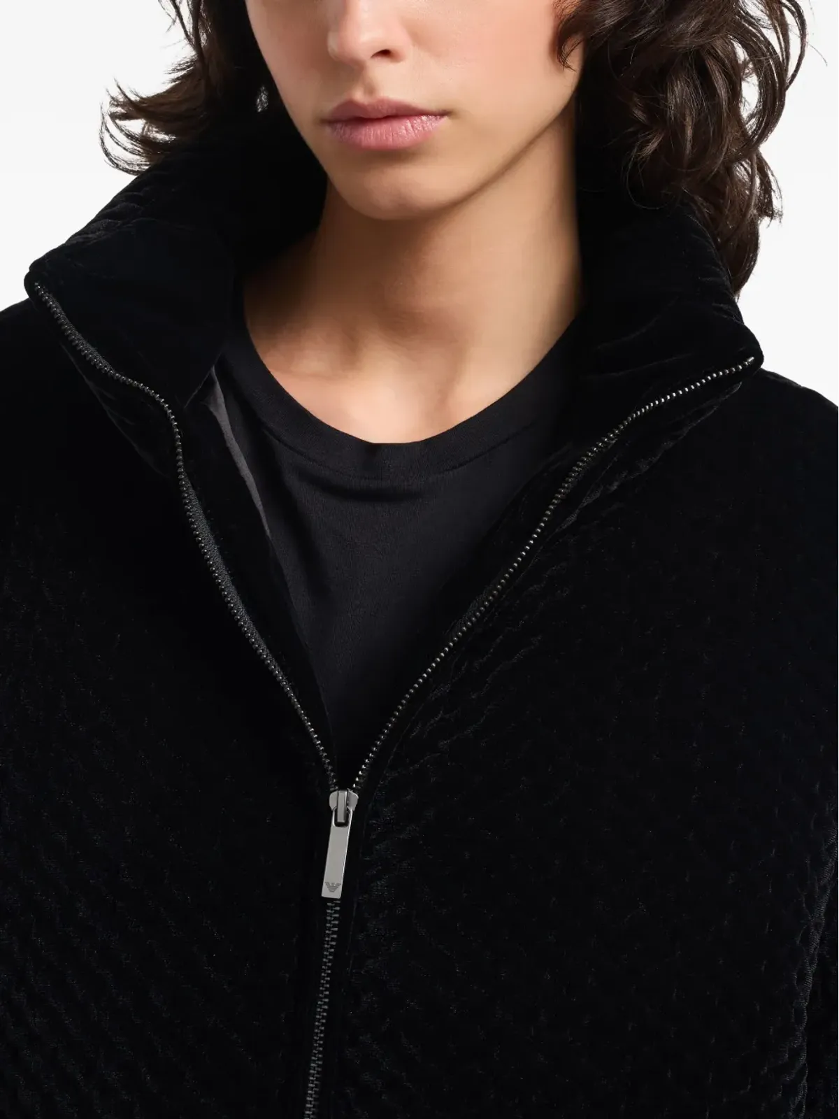 Emporio Armani ベルベットジャケット - 画像5