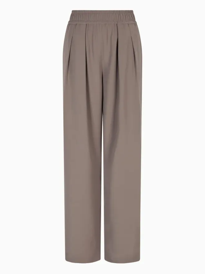 Emporio Armani Emporio Armani ウエストゴム付きプリーツパンツの商品画像