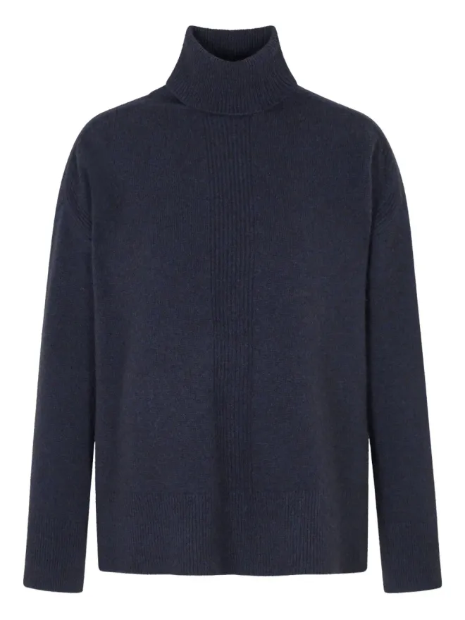 Emporio Armani Emporio Armani リブ編みロールネックセーター - ブルーの商品画像