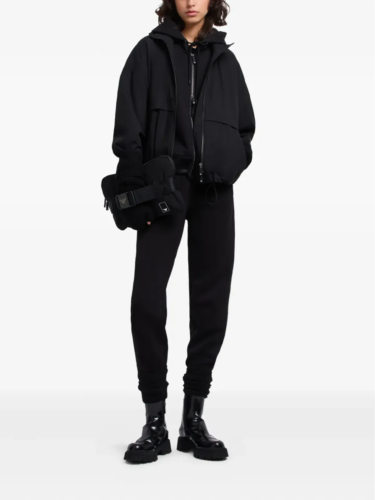 Emporio Armani エラスティックウェスト・トラックパンツ - 画像2