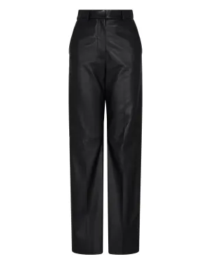 Emporio Armani フェイクレザー パンツ - ブラック - サムネイル1