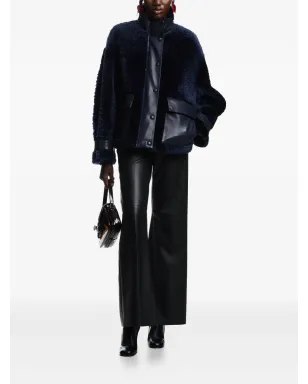 Emporio Armani フェイクレザー パンツ - ブラック - サムネイル2