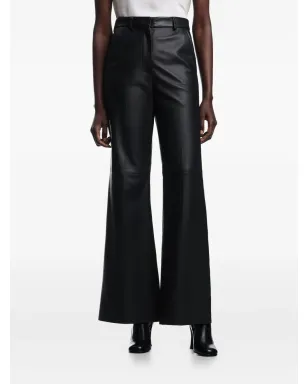 Emporio Armani フェイクレザー パンツ - ブラック - サムネイル3