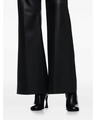 Emporio Armani フェイクレザー パンツ - ブラック - サムネイル4