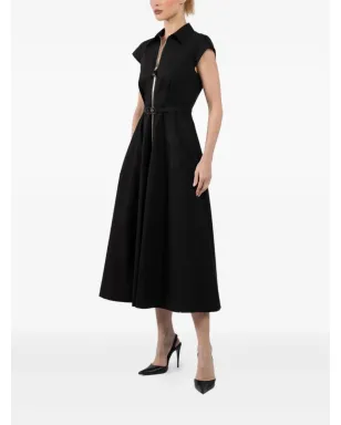 Brandon Maxwell ジップアップベルトドレス - サムネイル3