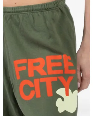 FreeCity ドローストリング プリント トラックパンツ - サムネイル5