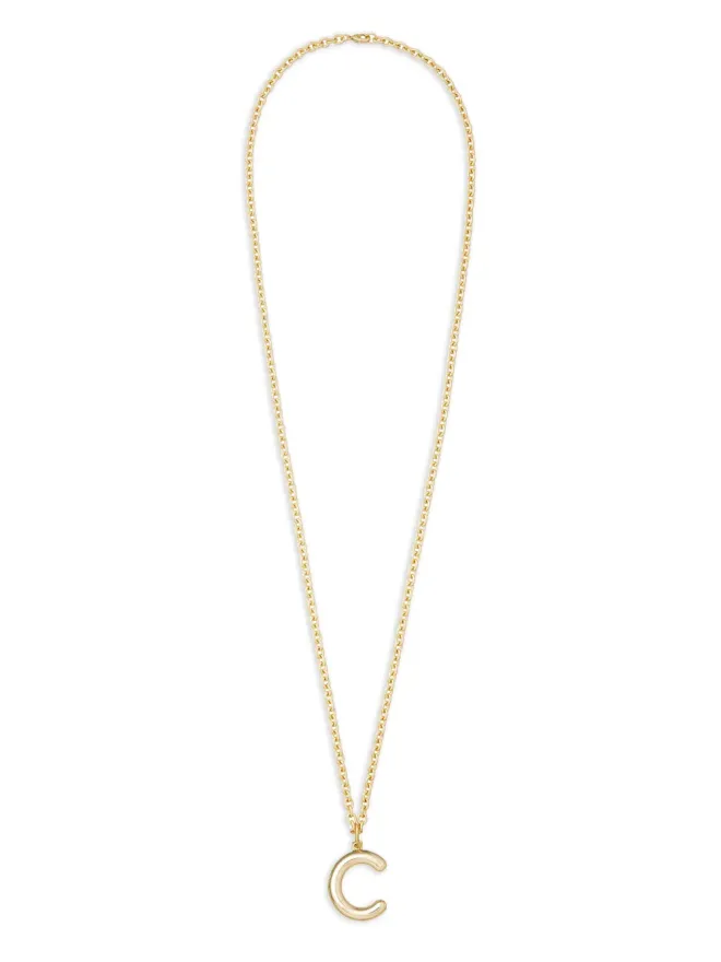 Roxanne Assoulin Roxanne Assoulin ビッグパフィー イニシャル ネックレスの商品画像