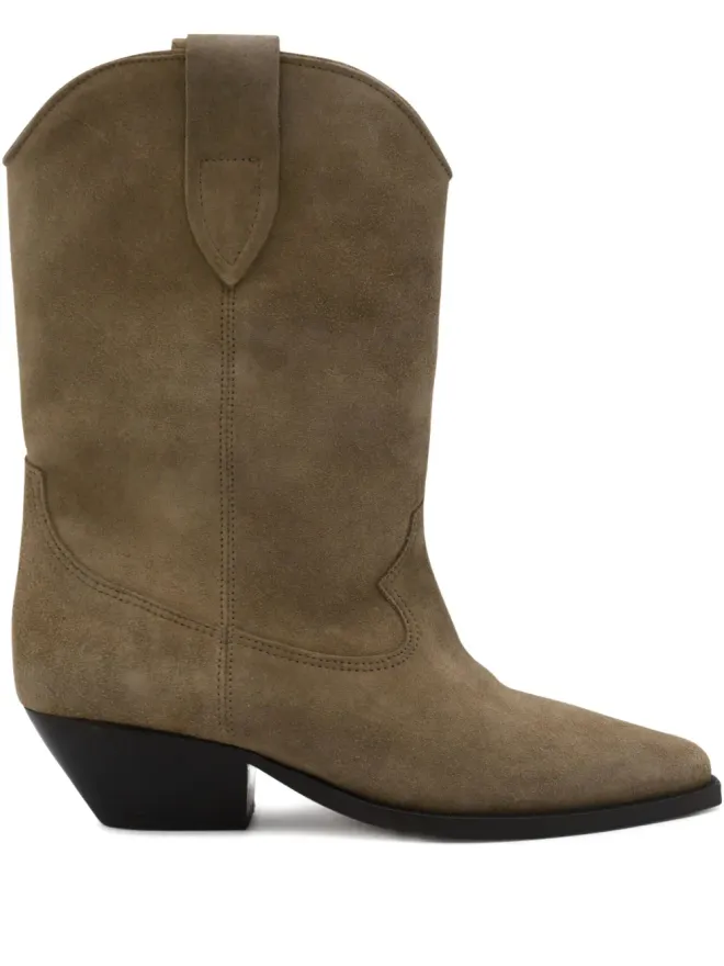 Isabel Marant ISABEL MARANT Duerto スエード カウボーイブーツ - ブラウンの商品画像