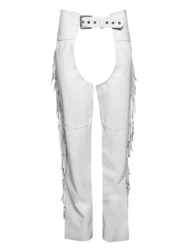 ANGELICA MONTINI STUDIOS ANGELICA MONTINI STUDIOS フリンジレザーチャップスの商品画像