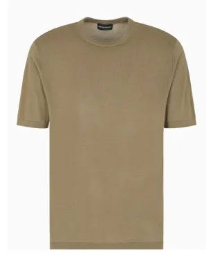 Emporio Armani クルーネック半袖Tシャツ - ベージュ - サムネイル1