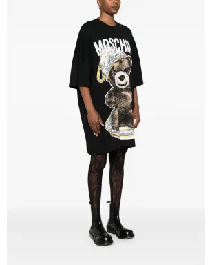 Moschino テディベアプリント Tシャツミニドレス - サムネイル3