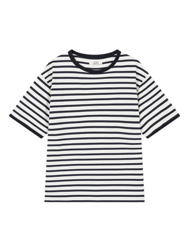 TOMBOY TOMBOY ストライプ Tシャツ（ホワイト）の商品画像
