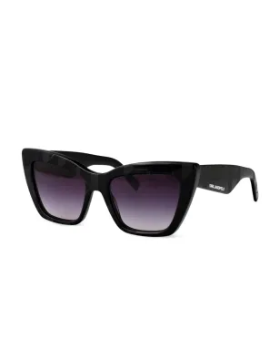 Karl Lagerfeld キャットアイフレーム サングラス - ブラック - サムネイル2