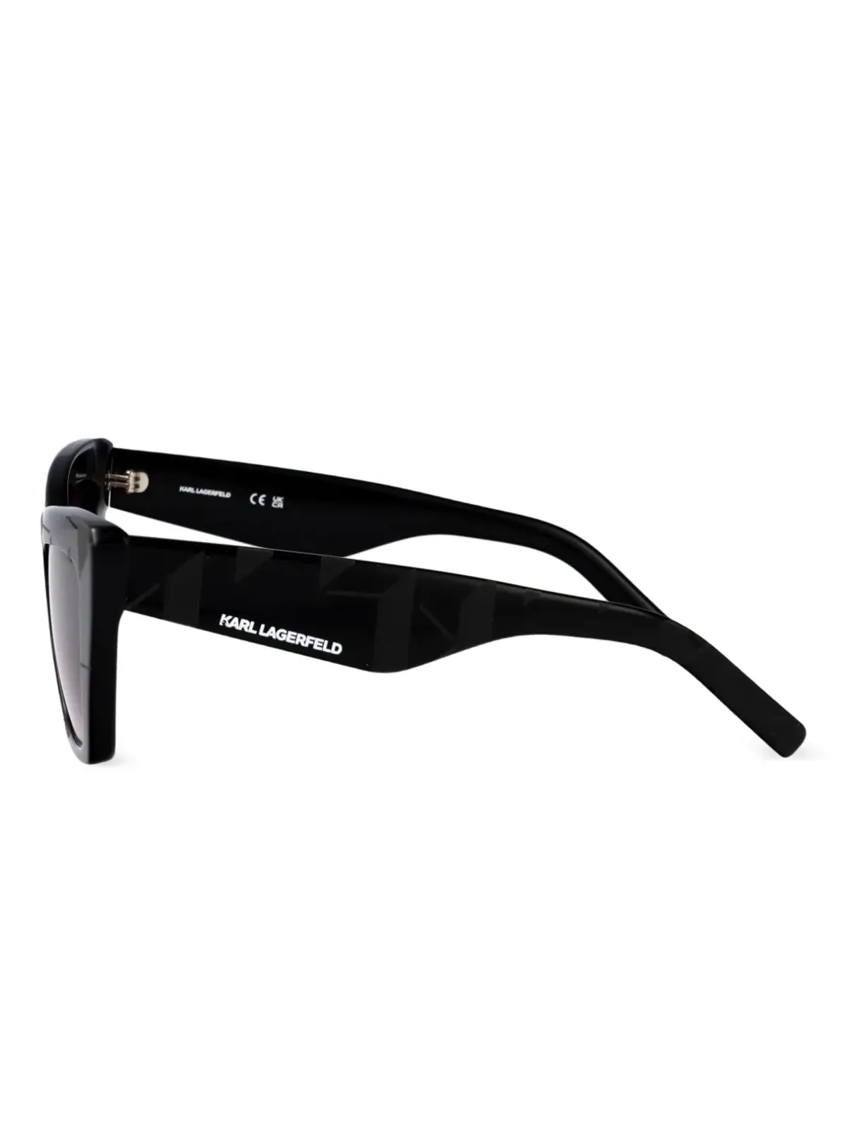 Karl Lagerfeld キャットアイフレーム サングラス - ブラック - 画像4