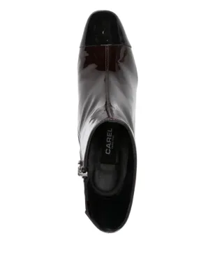 Carel Paris 70mm Esprit レザー アンクルブーツ ブラウン - サムネイル4