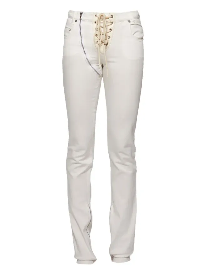 ANGELICA MONTINI STUDIOS ANGELICA MONTINI STUDIOS レースアップジップジーンズの商品画像
