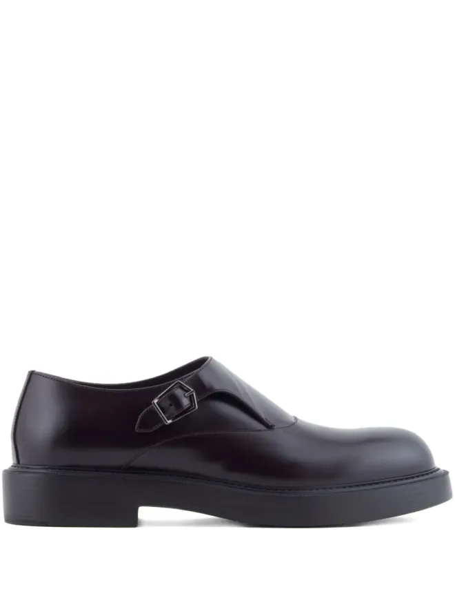 Emporio Armani Emporio Armani シングルバックル・モンクシューズの商品画像