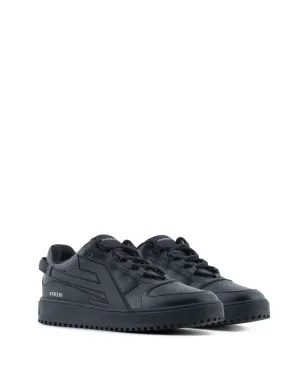 Emporio Armani マキシロゴ レザー スニーカー - サムネイル2