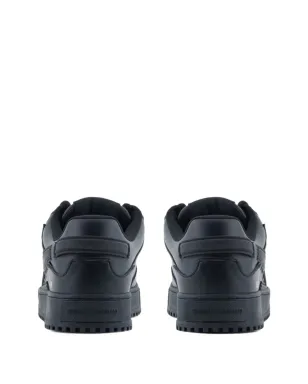Emporio Armani マキシロゴ レザー スニーカー - サムネイル3